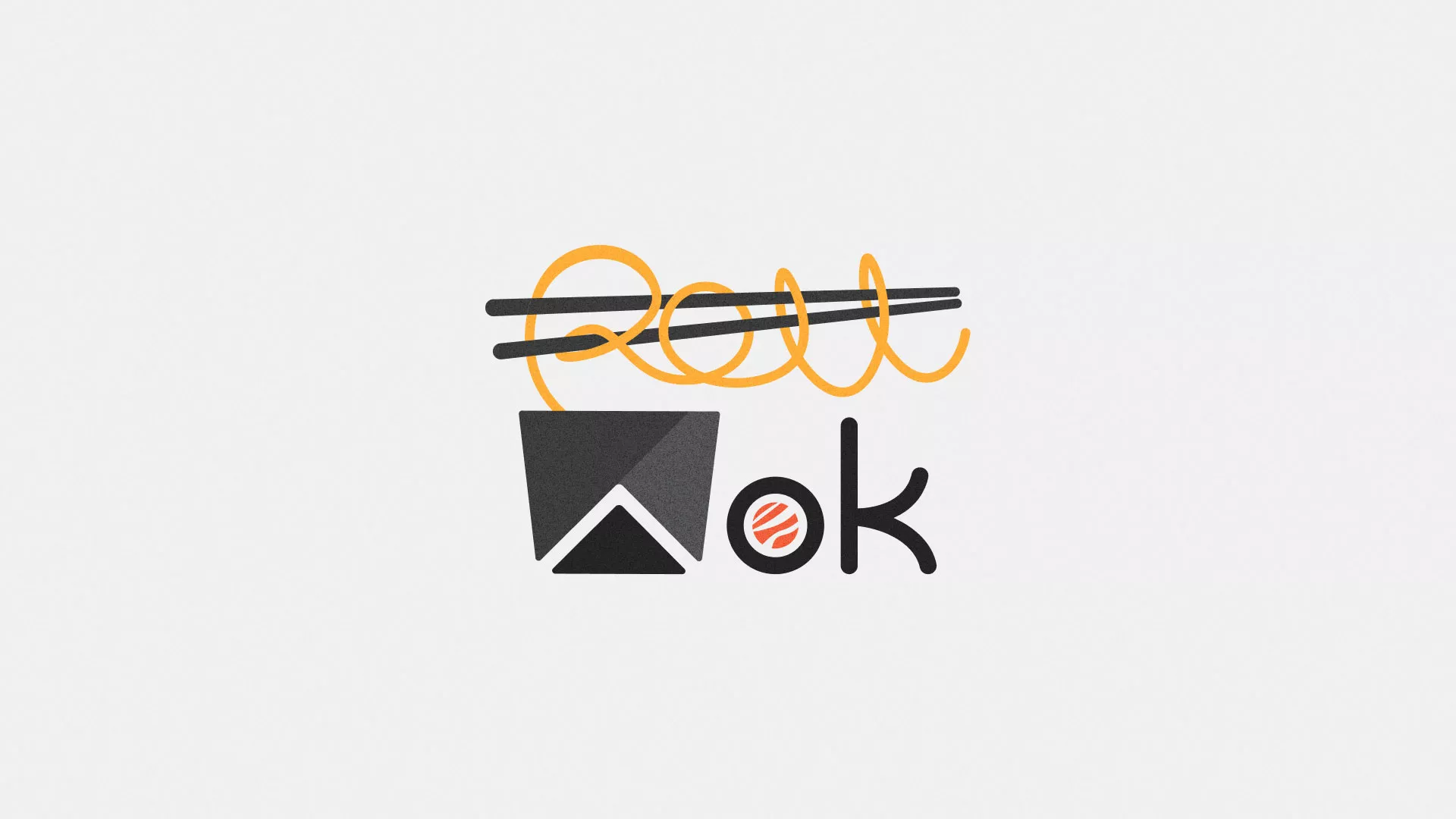 Разработка логотипа в Темникове для суши-бара «Roll Wok Club» Разработка логотипа в Темникове для суши-бара «Roll Wok Club»