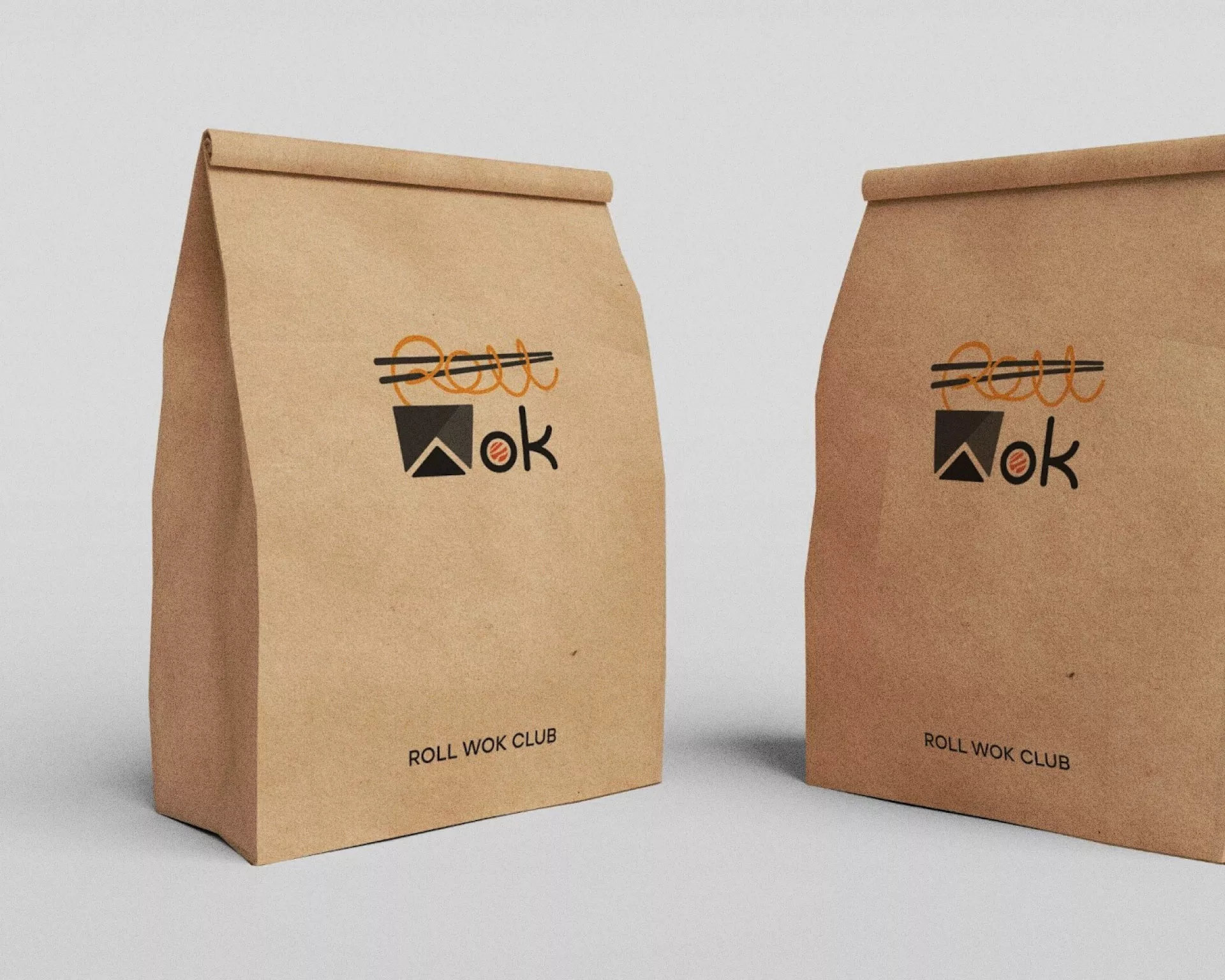 Создание дизайна упаковки суши-бара «Roll Wok Club» в Темникове